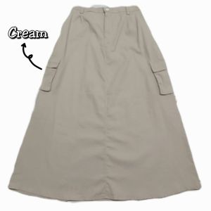 CARGO SKIRT WANITA | ROK CARGO WANITA TWILL PREMIUM KEKINIAN