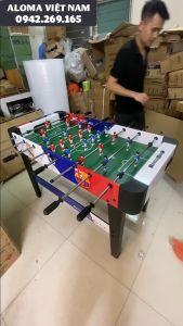 Bàn bi lắc bóng đá 8 tay cầm bằng gỗ cớ lớn 120x65cm TTP-120 cho người lớn và trẻ nhỏ siêu bền chắc chắn