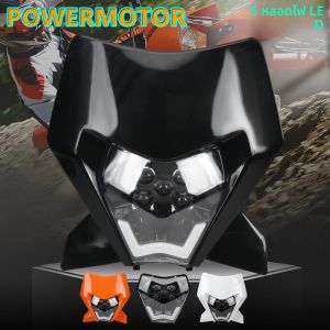 รถจักรยานยนต์ LED ไฟหน้า 2024 สําหรับ KTM EXC SX MX 250 300 450 Fairing Motocross ไฟหน้าอุปกรณ์เสริม Supermoto ENDURO Dirt BIKE