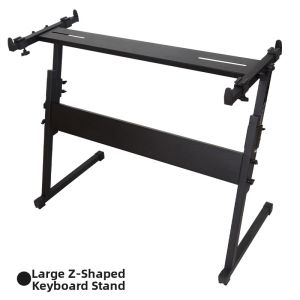 Thickened Black Z-Type Piano Stand for 61-Key And 88-Key Electronic Pianos Foldable U-Shaped Keyboard Stand ANYSEN/Aliexpress