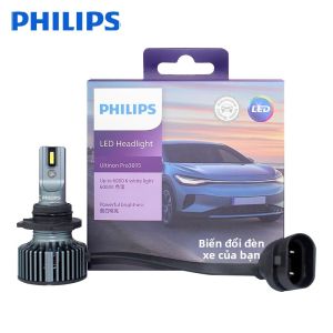 Bóng Đèn Pha Ô Tô Philips LED HB3 9005 Ultinon Pro3015 12V/24V 6000K Trắng Sáng - Gói 2 Bóng