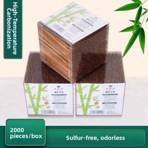XIAXIU | Premium Bamboo Disposable Fruit Toothpicks 2000 Pieces