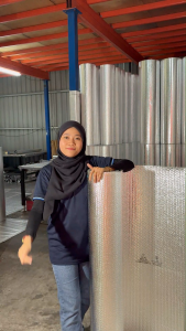 SUNFOIL Bubble Series SB250-FR+ (1.2m x 5m/10m/20m) Bubble Foil Aluminium Foil 气泡铝箔 Penebat Haba Rumah Roofing Reflective