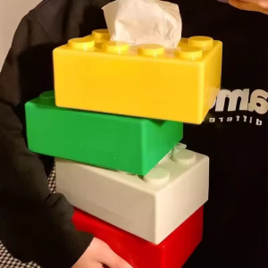 Style Multifunctional Plastic Tissue Box Tissue Holder For Home Living Room Car Bathroom Daily Use Storage Accessory