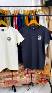 Kaos Bodyfit Pria Polo Exchange 10179 Katun Spandex Premium Lembut Sablon Naga Stylish Abu Tua Putih