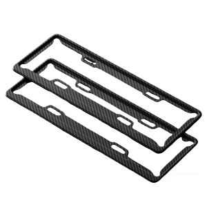 HUAIMING | New Regulation Compliant Carbon Fiber Aluminum License Plate Frame