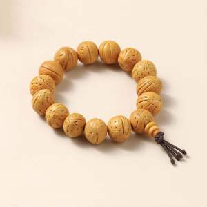 Vòng chuỗi hạt bồ đề đeo tay mang lại may mắn bình an 13-15ly