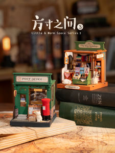 Rolife Miniature Model Building DIY Craftsmanship Art House Assembly Toy Birthday Gift Compact Creative Wooden Model Kit