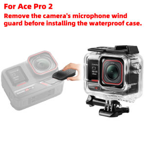 Waterproof Case For 360 Ace / Ace Pro Action Camera Underwater Dive Case Protective Housing Accessories