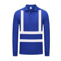 Long Sleeve Reflective T-Shirt Eco-Friendly Cotton Construction Site Engineering Workwear Safety Protection Clothing. 