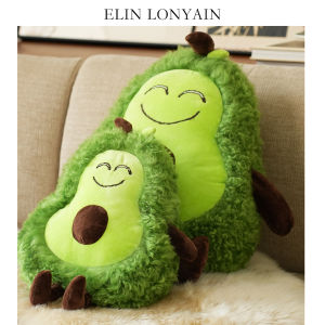 ELIN LONYAIN | Simple Adorable Avocado Green Sheep Wool Stuffed Pillow