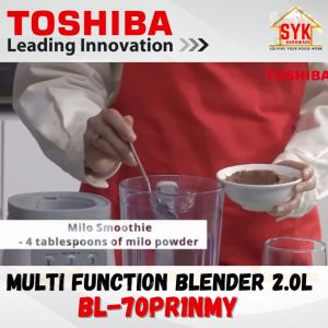 SYK Toshiba BL-70PR1NMY 2.0L 700W 3 Speeds Multi Function Kitchen Blender Juicer Grinder Electric Blender Mesin Pengisar Dapur