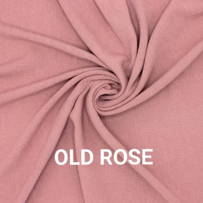 PLAIN CHALLIS FABRIC GARMENT (SOLD PER 1/2 and 1 YARD) CONTINOUS CUT