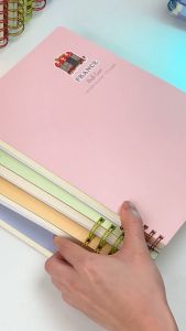 Sổ KLONG Dash Caro lò xo kép 2 đầu B5 120 200 trang MS 504 505 - Giấy ô vuông nét đứt 6x6 mm 100gsm