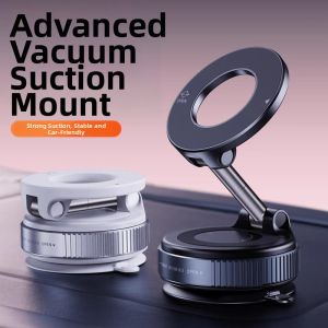 GUOQI | Magnetic Adsorption Car Phone Holder Magsafe Wireless Magnetic Telescopic Foldable Stand