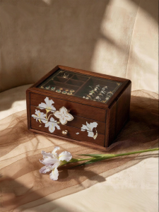NORDIC MORE | Mother-Of-Pearl Inlay Wooden Jewelry Box