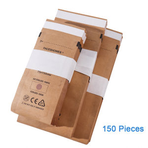 Self-Sealing Kraft Paper Pouches for Dry Heat Sterilization - Ideal for Dentist Tools and Nail Art Supplies Cleaning Bags