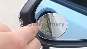 Blind Spot Mirror Vehicle Auxiliary Mirror 360° Wide Angle Adjustable Rotation 2-Pack