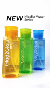 Glad2Glow Yuja Vitamin C Glow Boosting Micellar Water 300ML - Membersihkan Makeup & Kotoran Wajah