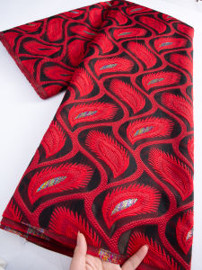 2025 New African Lace Fabric High Quality Embroidered French Nigerian Lace - Suitable for Various Party Venues S4425