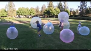 Summer Soft Air Water Filled Bubble Ball TPR Decompression Big Inflatable Balloon Children Outdoor Beach Fun Party Game Toy