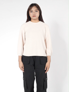 Greenlight Kaos Wanita Lengan Panjang Loose Fit Polyester Basic Aika G351024