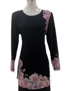 BLOUSE SARA ANN CORAK PRINTET 8121 (38-48)