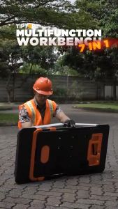 TIP TOP TWB-700 Multifunction Workbench 7 in 1 / Meja Perkayuan Kayu Troli Bengkel Serbaguna