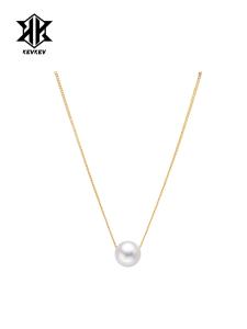 Kevkev Classic Pearl Necklace for Women S925 Silver Luxury Chic Clavicle Chain Fresh out Korean Style Fashion Jewelry