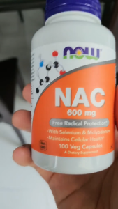 Viên uống bổ gan NAC 600mg Now của Mỹ hỗ trợ giải độc gan hạ men gan tăng sinh glutathione