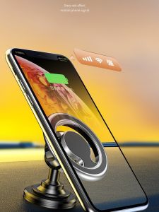 Car Mount Magnetic Absorption Bracket for Meizu 21 20/20PRO/18PRO Rotatable Navigation Holder Aluminum Alloy ABS Carbon Steel