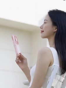 Hanging neck fans portable folding USB charging 3000mAh portable handheld desktop multi function fan for sports