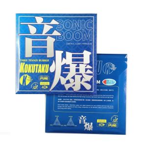 KOKUTAKU Lightweight Tacky Rubber Sheet SONIC BOOM 2.1mm Medium Hard Sponge Ping Pong Rubber for Training