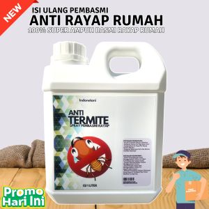 Isi Ulang Pembasmi Rayap Kayu | Rayap Tanah  | Rayap Basah | Isi 1 Liter | 100% Rayap Mati Total | 100% Super Ampuh | Ramah Lingkungan