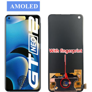 AUMOOK | New AMOLED Display For Realme GT Neo2 LCD Display Touch Screen Digiziter Assembly For Realme GT Neo2 Display Replacement