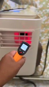 แอร์พกพา 9000 BTU พร้อมมุ้งแอร์ลายพราง วิมานแอร์