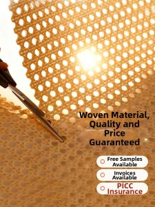 BEIQIVI | Natural Indonesian Rattan Weaving Decoration Material Eight-Angle Rattan Net