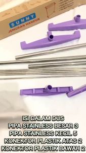 RAK JEMURAN SUNNY: Jemuran Gantung Handuk Sepatu Portable Kokoh Kuat