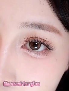 120 Cluster False Eyelashes BQI Self-Adhesive Eyelashes New Upgraded Softer Lashes Glue-Free 10-12mm C Curl