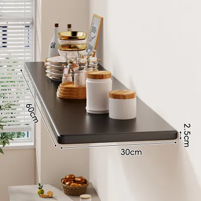 WUBUWEI | Wall Mounted Shelf Real Wood Display Rack