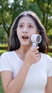 Momax IF21 1°GO FREEZE Portable Fan | Icy Cooling Plate | Compact Foldable Handheld Fan | Variable Speed Turbo Wind