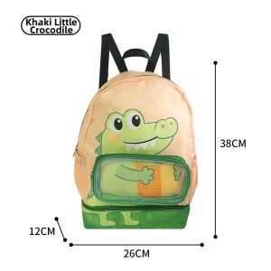 Waterproof Separate Wet Dry Kids Backpack