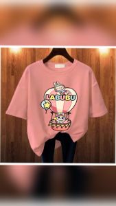 GET FASHION - KAOS LABUBU / T-SHIRT LABUBU / BLUS LABUBU / KAOS OVERSIZE LABUBU / KAOS COTTON COMBED