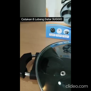 Suggo Cetakan Martabak Mini 8 Lubang Datar Teflon Anti Lengket