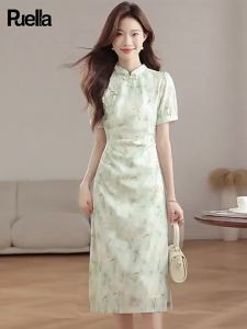 puella | Chinese Style Slimming Fit Cheongsam Dress Female