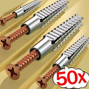 Metal Serrated Expansion Screws Self Tapping Screw Tube Set for Concrete Wall Anchors Fasteners Drilling Plug Bolt Kit