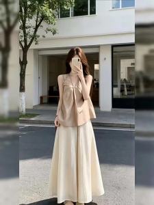 NIUVIES | French Style Sleeveless Dress
