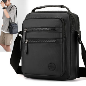Fashionable Mens Crossbody Bag Adjustable Shoulder Strap Multiple Pockets Business Bag Commuting Bag Daily Bag Etc