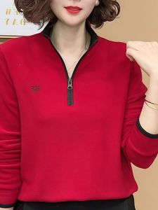HUAXUNRAN | Warm Slendering Winter Turtleneck Half-Zip Top