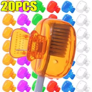 10/20 ชิ้น ปลอกหุ้มหัวแปรงสีฟันแบบพกพา / ปลอกหุ้มหัวแปรงสีฟัน / ปลอกหุ้มหัวแปรงสีฟัน / คลิปพลาสติกพกพาสำหรับใช้ในบ้าน